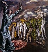 El Greco The Opening of the Fifth Seal oil painting